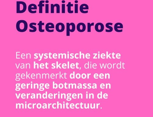 VOL!!Masterclass: Osteoporose 7 maart 2022 10.00-13.00 uur