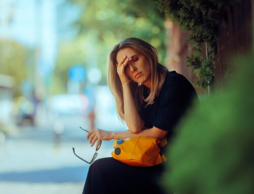 De vrouw zegt: Ik voel me anders